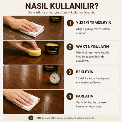 Premium Ahşap Yenileyici Wax